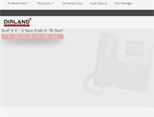 Tablet Screenshot of dirland.fr